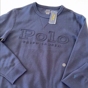 Polo by Ralph Lauren Navy Crewneck Sweater